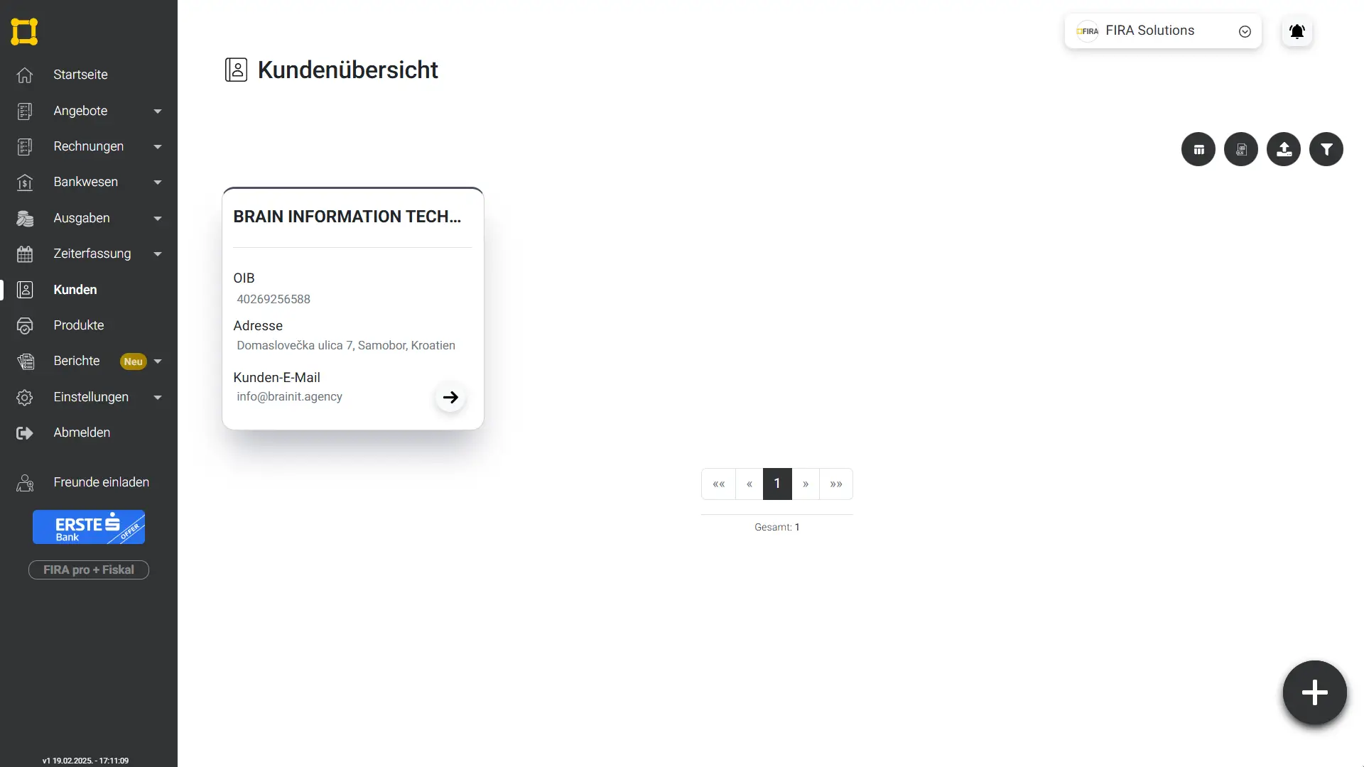 Kundenregister
