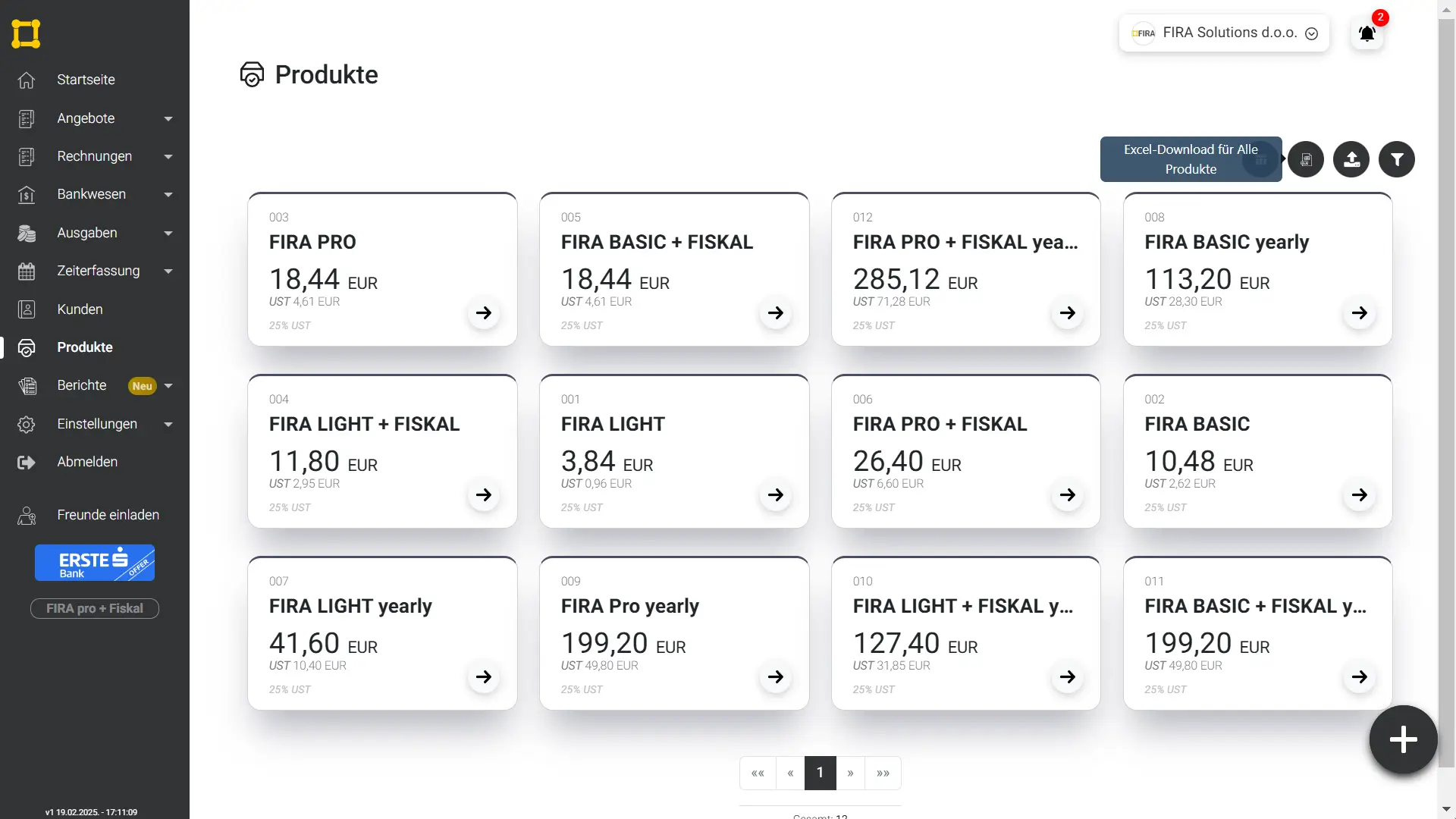 Excel-Prokukt-Download