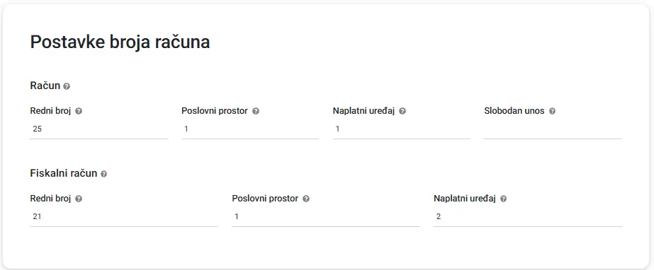 Shopify-Postavke-broj-računa