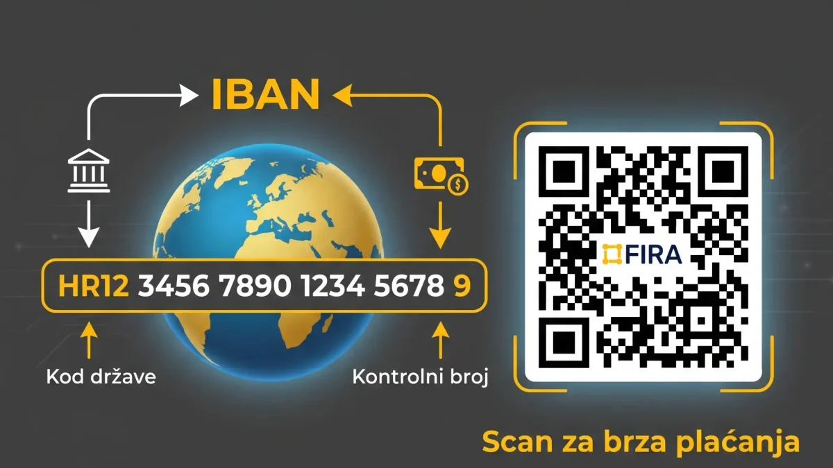 IBAN i QR kod za plaćanje - FIRA