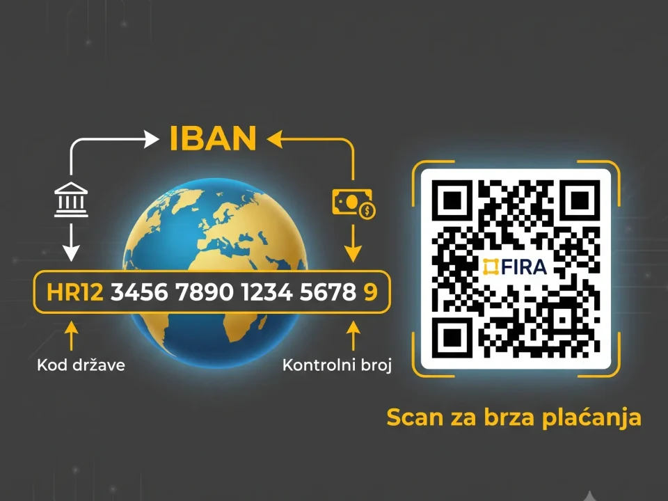 IBAN i QR kod za plaćanje - FIRA
